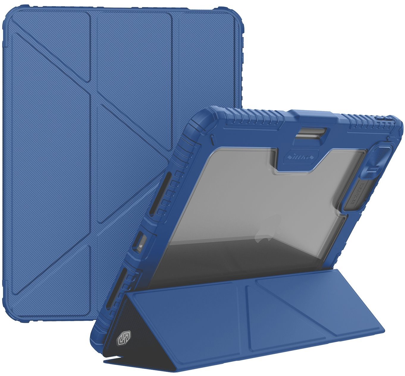 Nillkin Bumper PRO Protective Stand Case Multi-angle pro iPad Pro 11 2024 Sapphire Blue