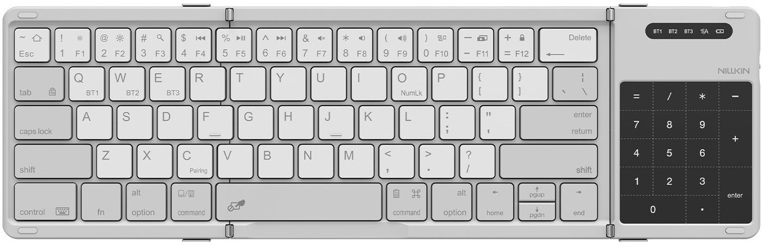 Nillkin Cube Kapesní Klávesnice Gray