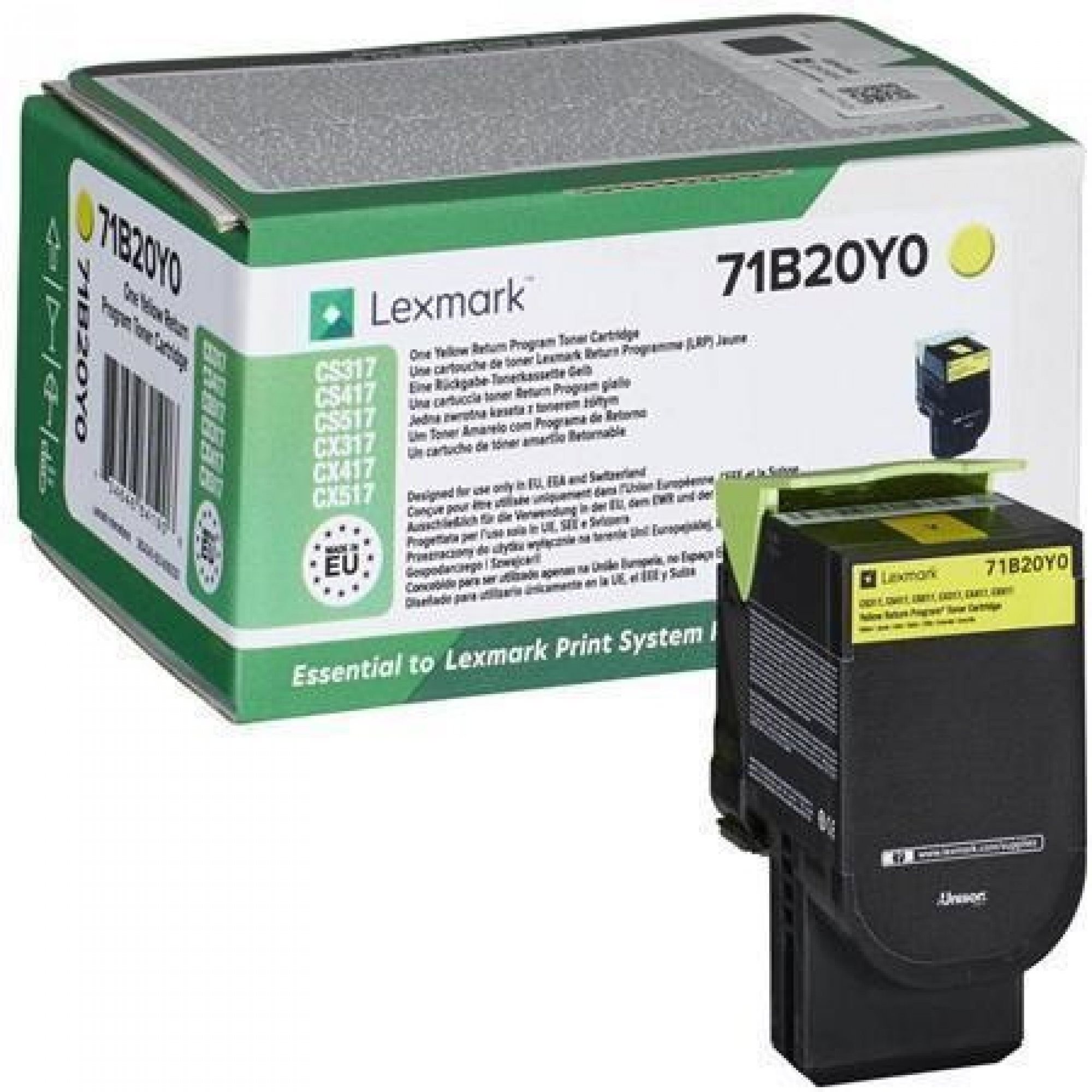 LEXMARK 71B20Y0 žlutý
