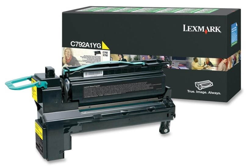 Toner LEXMARK C792A1YG v žluté barvě
