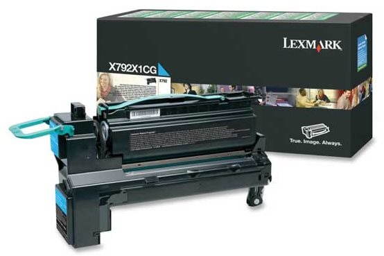 Toner LEXMARK X792X1CG azurový pro kvalitní tisk