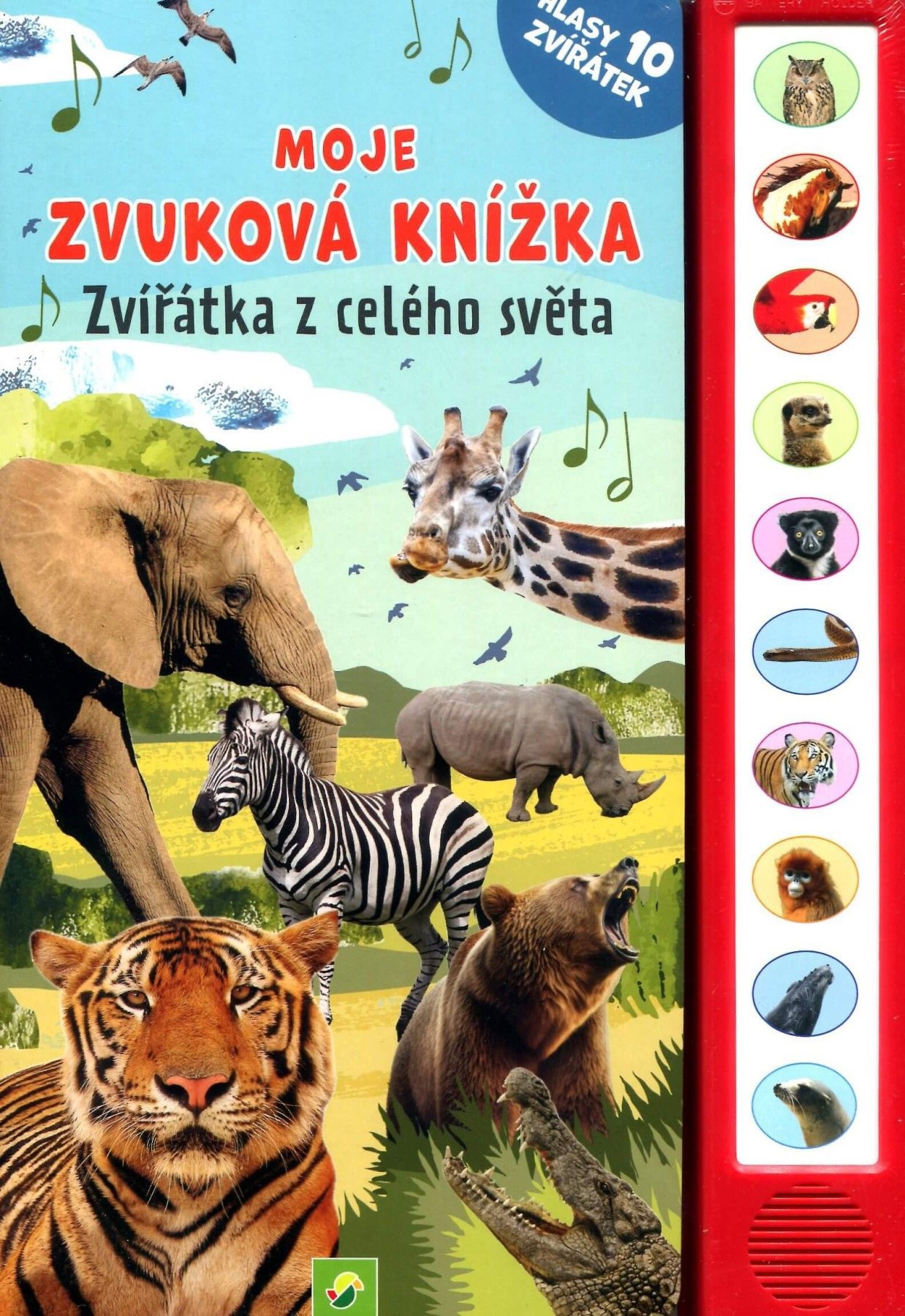 Moje zvuková knížka Zvířátka z celého světa