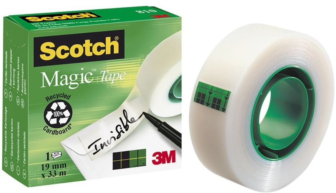 SCOTCH Magic 19 mm x 33 m, neviditelná na papíře