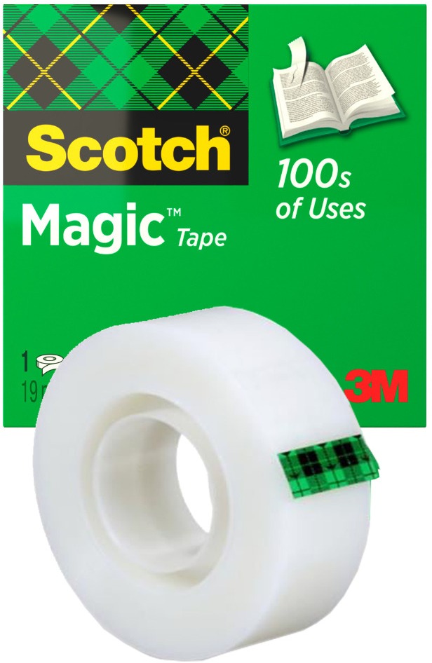 SCOTCH Magic 19 mm x 33 m, neviditelná na papíře