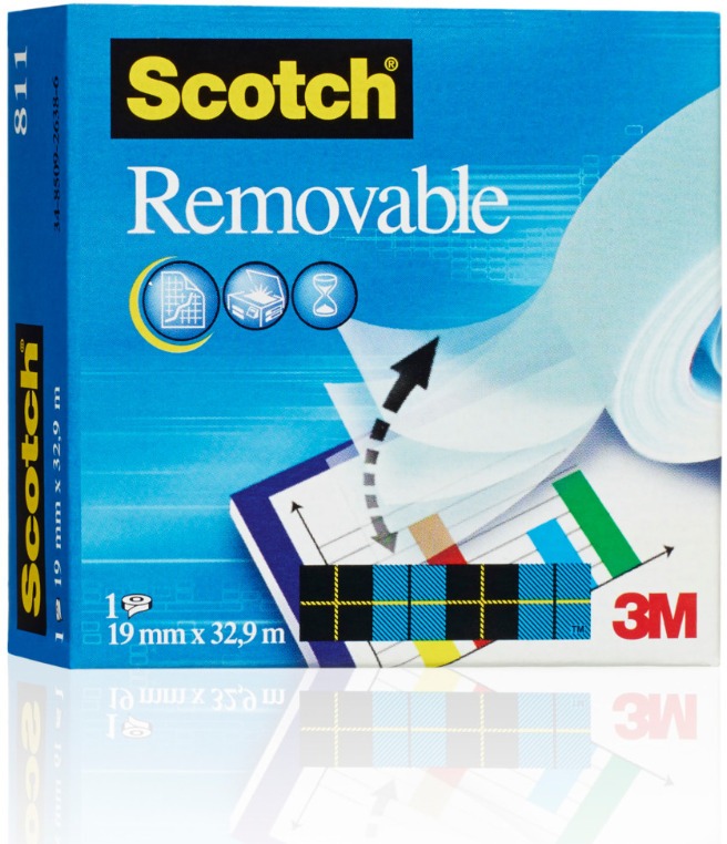SCOTCH 19 mm x 33 m - široce dostupná a spolehlivá lepicí páska