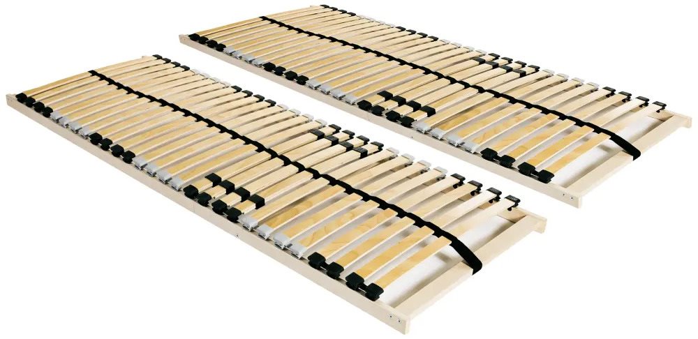 Lamelové rošty do postele 2 ks 28 lamel 7 zón 90×200 cm 3051431