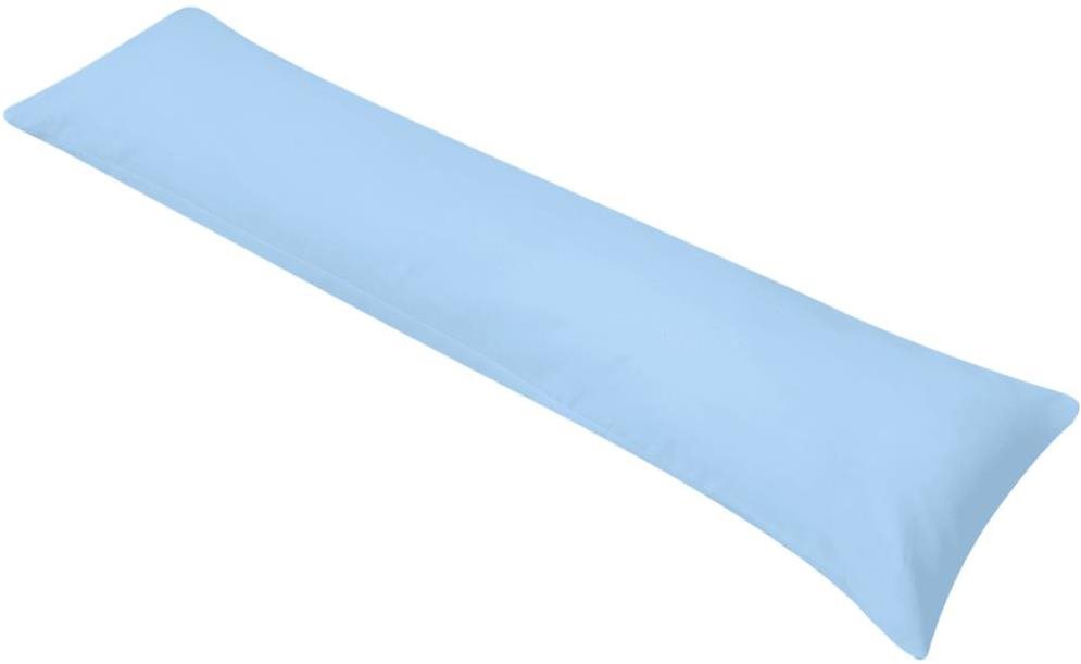 Polštář pro spaní na boku 40 × 145 cm modrý