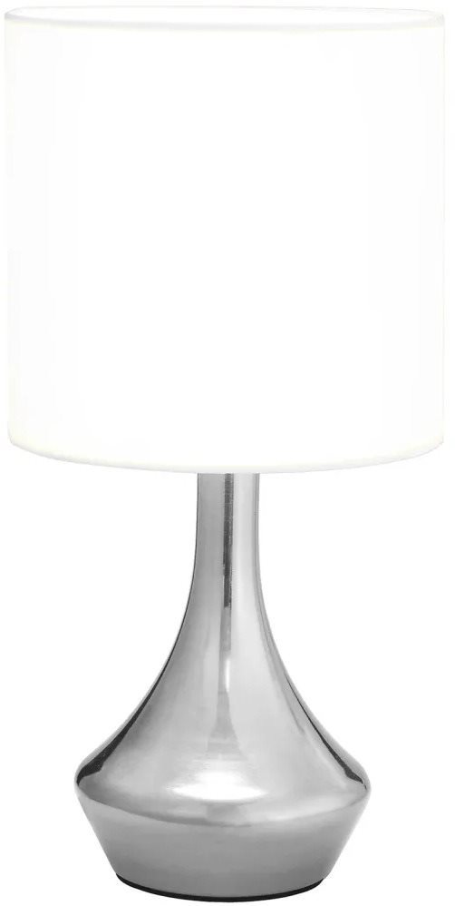 Stolní lampy 2 ks dotykové tlačítko bílé E14