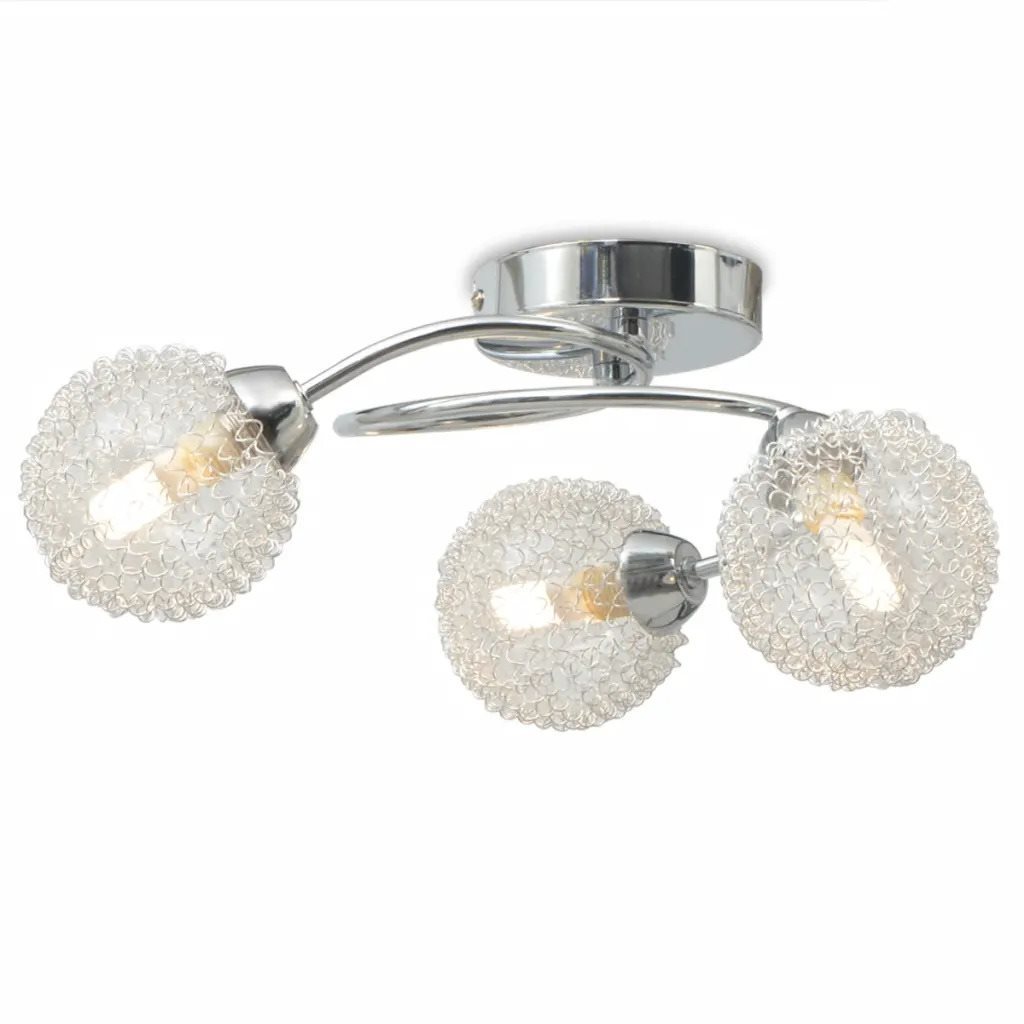 Stropní svítidlo se 3 LED žárovkami G9 120 W