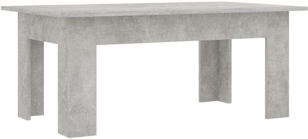 Konferenční stolek betonově šedý 100 × 60 × 42 cm dřevotříska