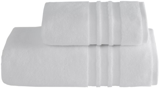 Soft Cotton Sada ručník a osuška PRESTIGE, 2 ks, bílá
