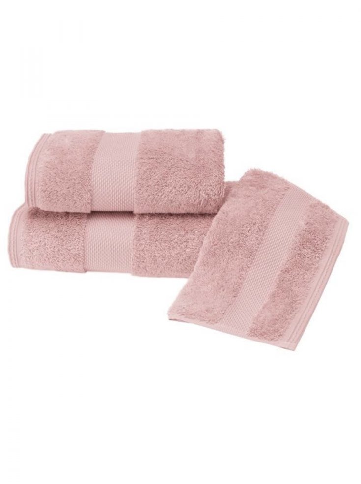 Soft Cotton - Sada ručníku a osušky DELUXE, 2 ks, starorůžová