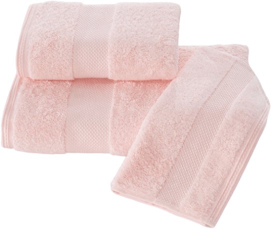 Soft Cotton - Sada ručníku a osušky DELUXE, 2 ks, růžová