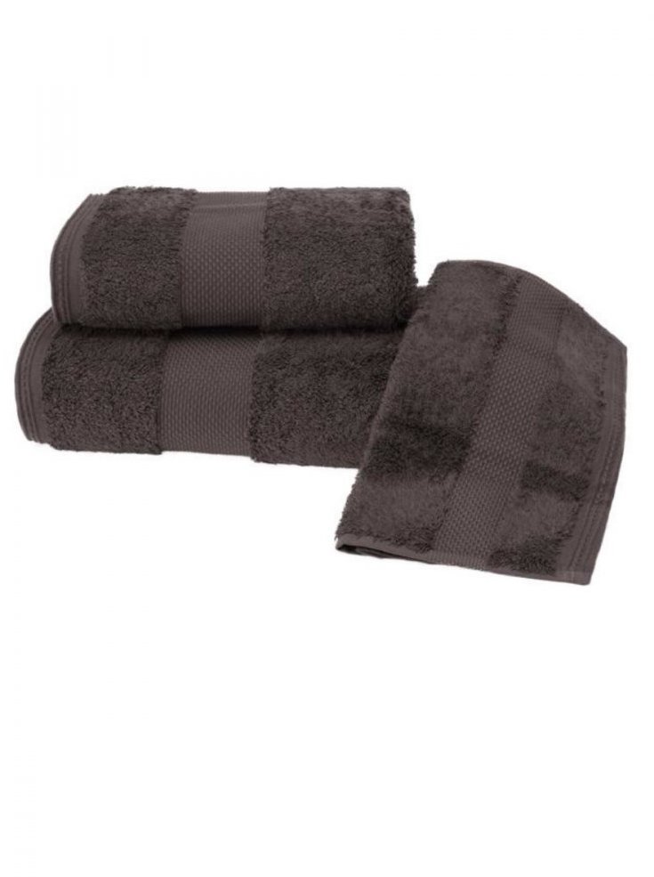 Soft Cotton - Sada ručníku a osušky DELUXE, 2 ks, hnědá