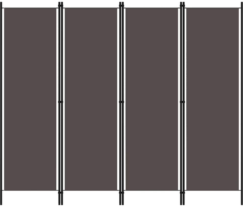 Shumee 4dílný antracitový 200×180 cm, 320721