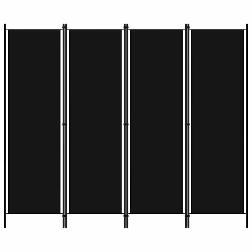 Shumee 4dílný černý 200×180 cm , 320722