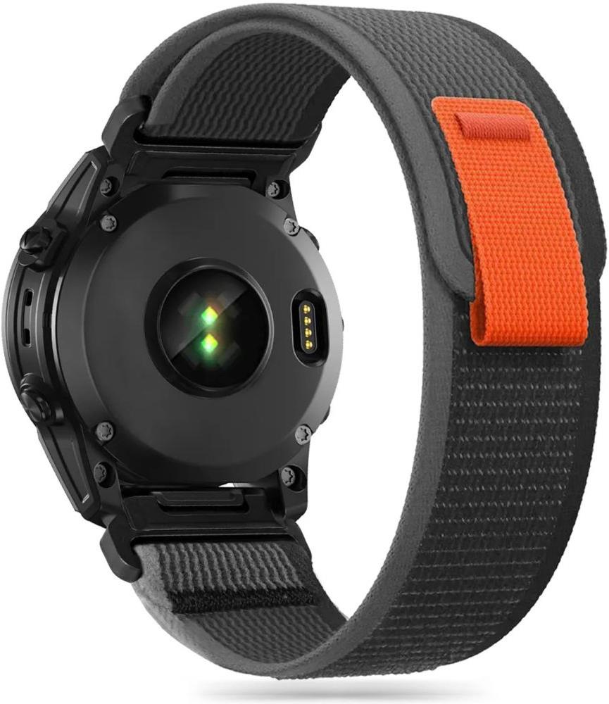 Tech-Protect Nylon pro Garmin Fenix 3 / 5x / 6x / 6x Pro / 7x, black/orange