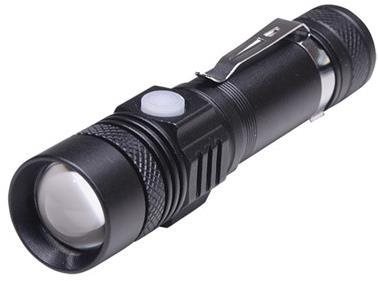 Baterka solight nabíjecí led svítilna s cyklo držákem 400lm fokus li-ion usb