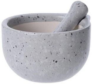 EH Excellent Houseware, Hmoždíř, keramický, světle šedý