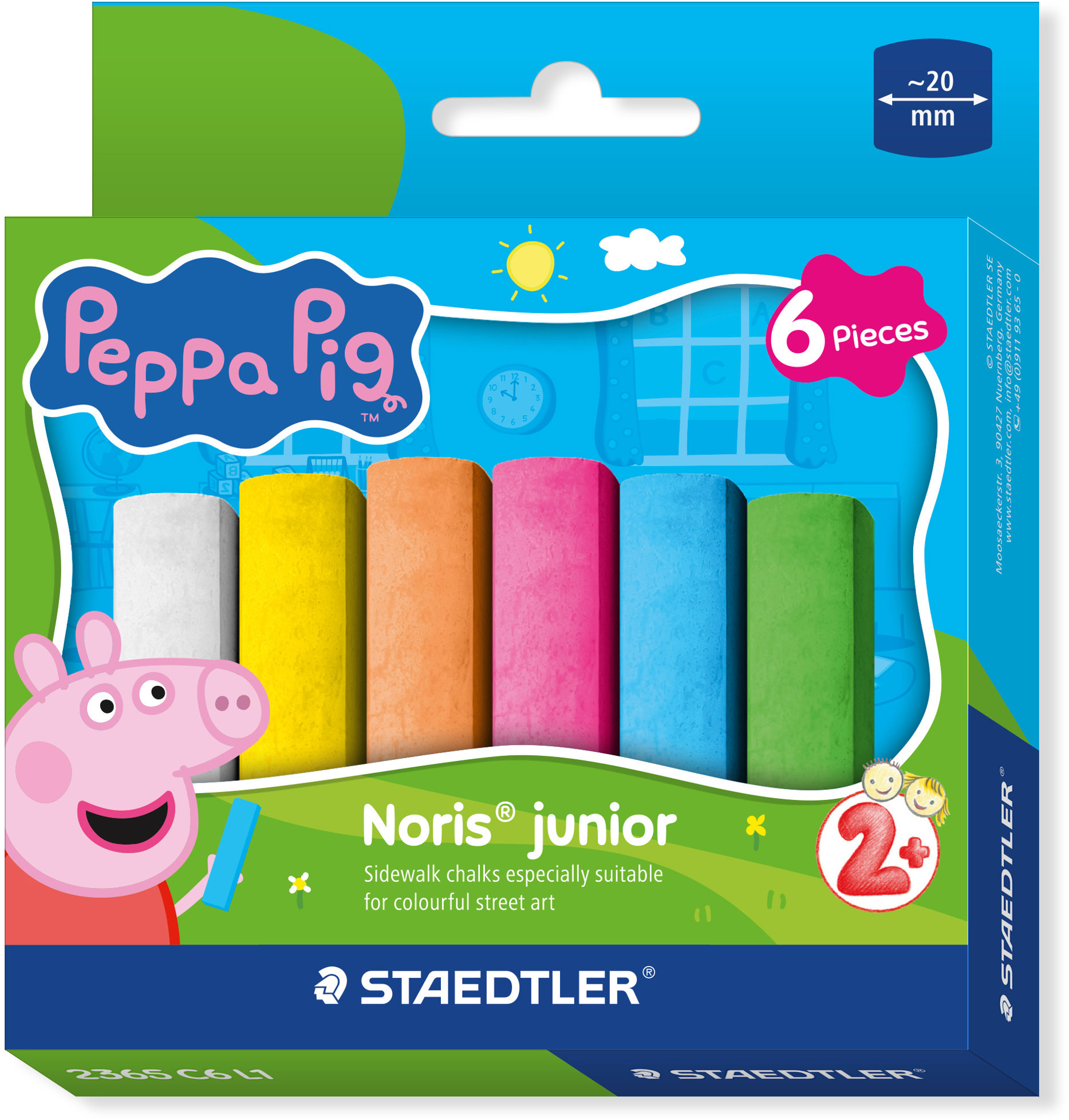 STAEDTLER Noris Junior Peppa Pig, 6 ks