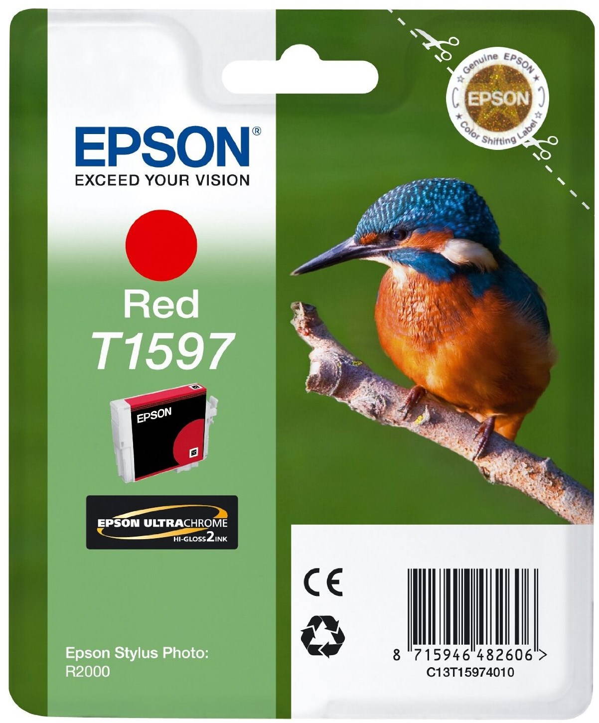 Epson T1597 červená