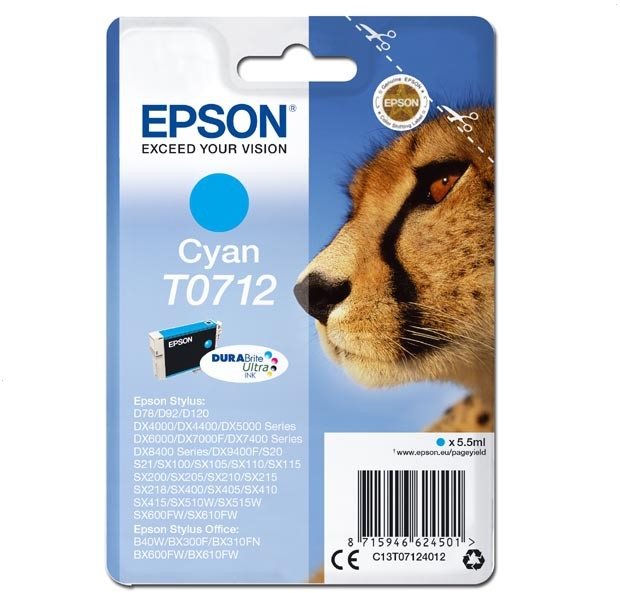 Epson T0712 azurová - tiskárna
