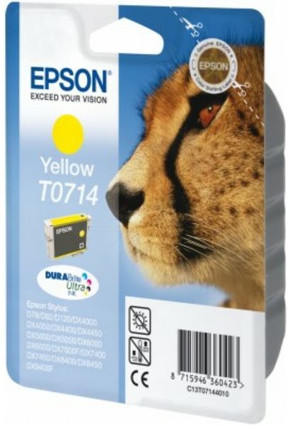 Epson T0714 žlutá - inkousty pro tiskárny a skenery