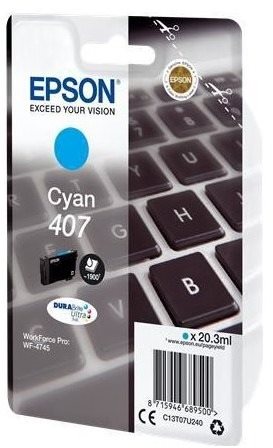 Epson T07U240 č.407 azurová