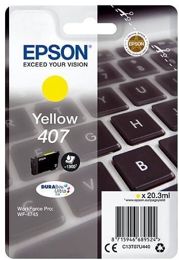 Epson T07U440 č.407 žlutá