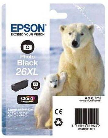 Epson T2631 černá inkoustová kazeta
