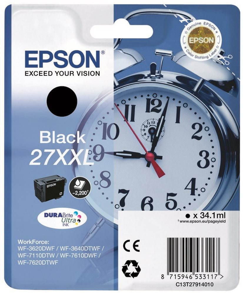 Inkoust Epson T2791 27XXL černá