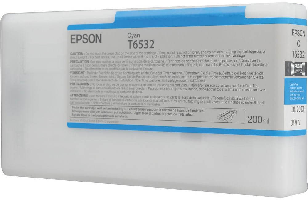 Epson T6532 azurová inkoustová náplň