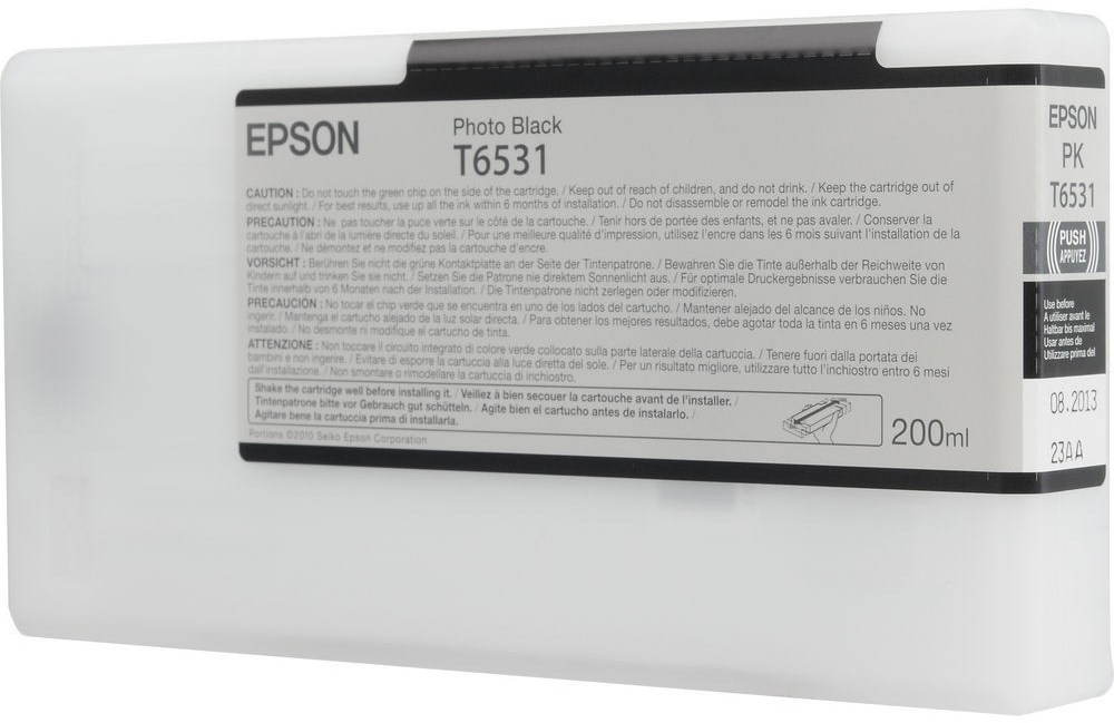 Inkoust Epson T6531 foto černá v balení