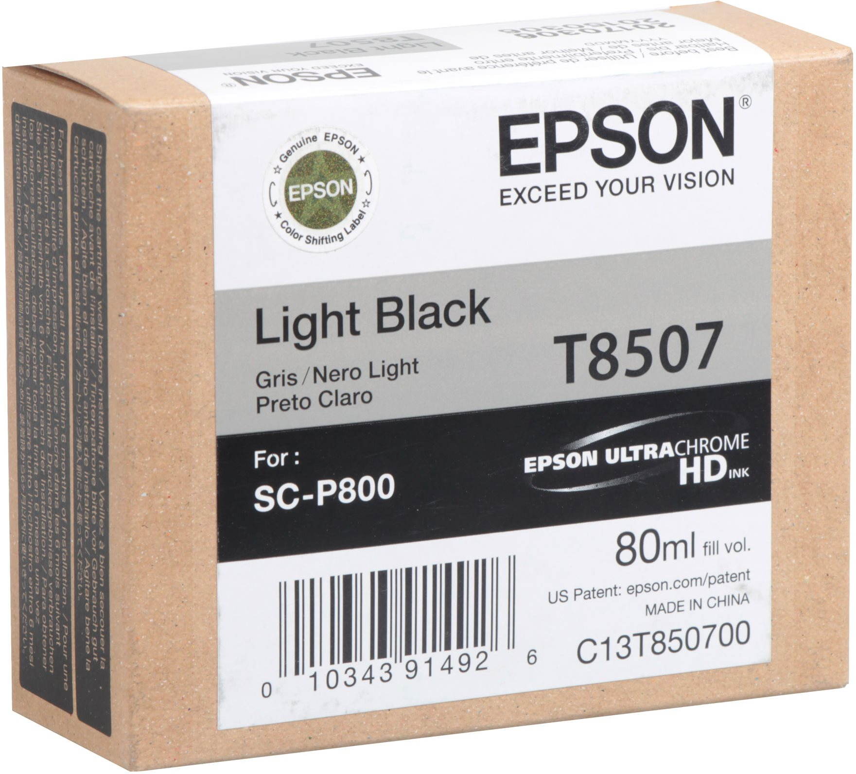 Epson T7850700 světle černá