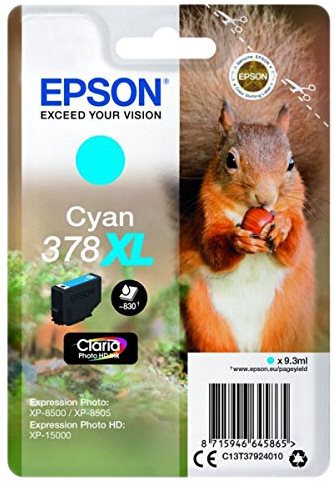 Epson T3792 č.378XL azurový inkoust