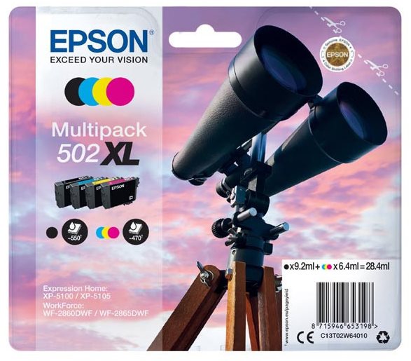 Epson T02W640 XL Multipack - inkoustové kazety pro tiskárny
