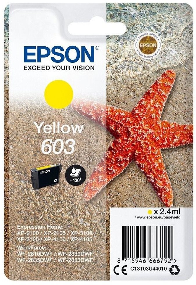 Epson 603 žlutá