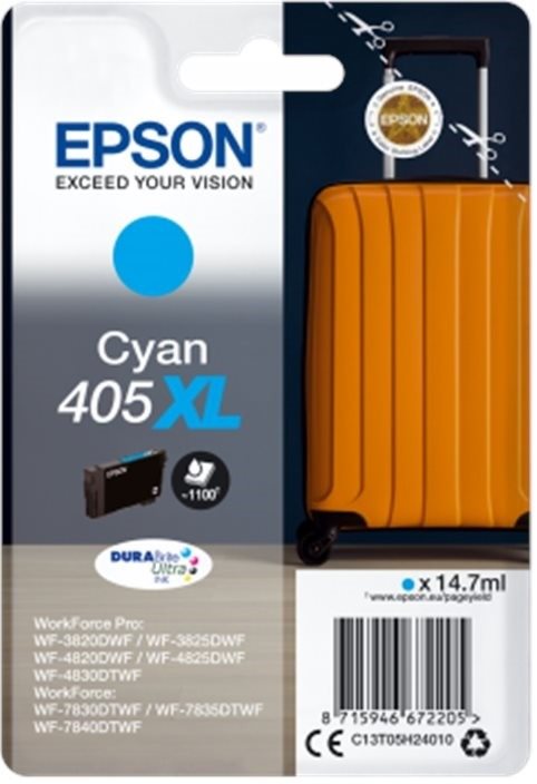 Epson 405XL azurová