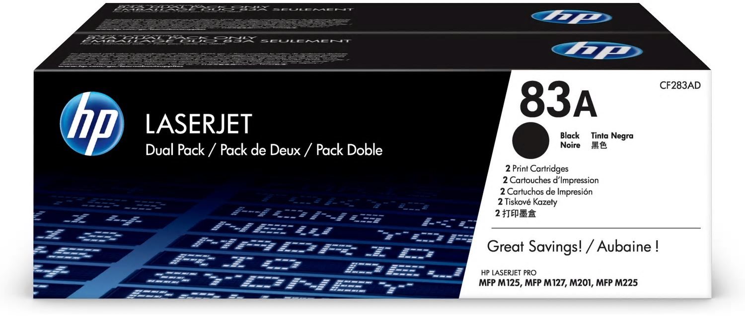 HP CF283AD č. 83AD Dual Pack černý 2ks originální