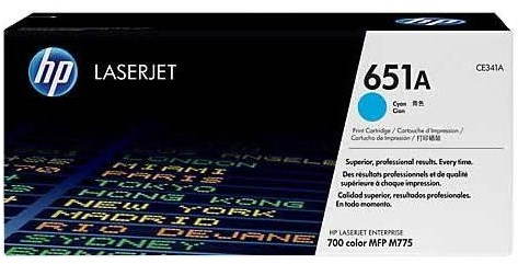 HP CE341A č. 651A azurový originální