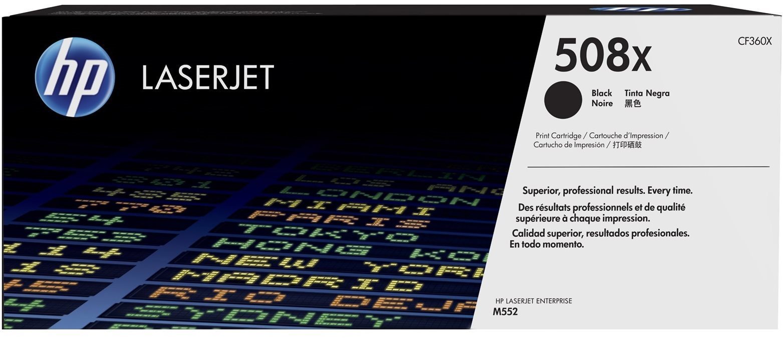HP CF360X č. 508X černý originální