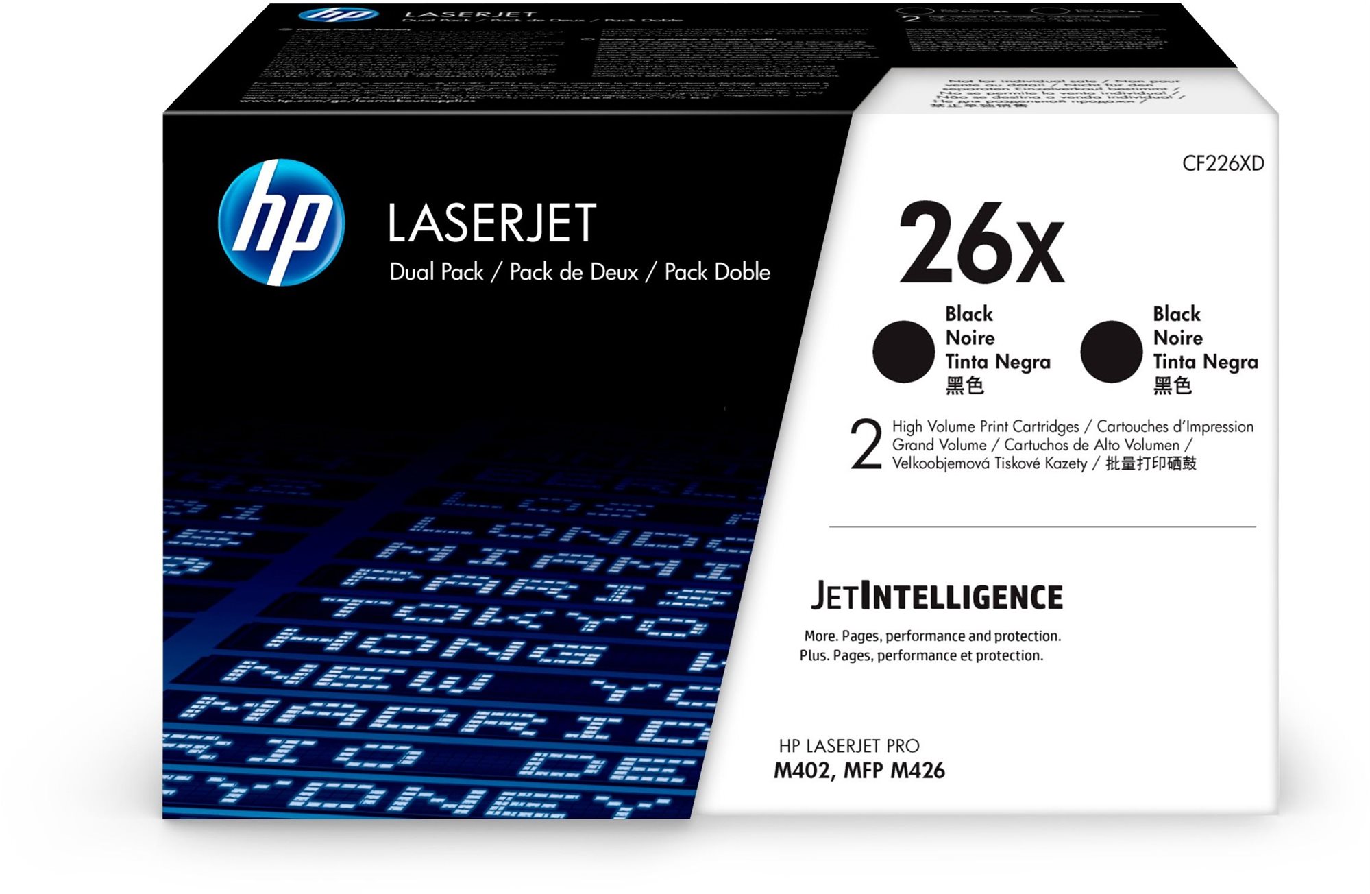 HP CF226XD č. 26X Dual Pack černý 2ks originální