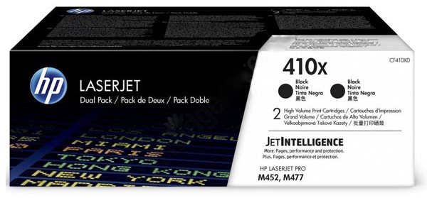 HP CF410XD č. 410X Dual Pack černý 2ks originální