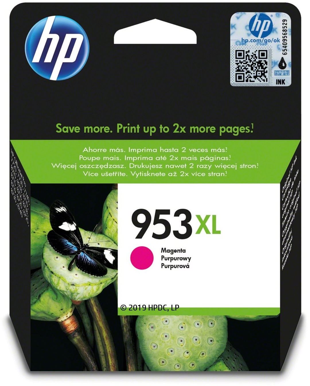 HP F6U17AE č. 953XL purpurová