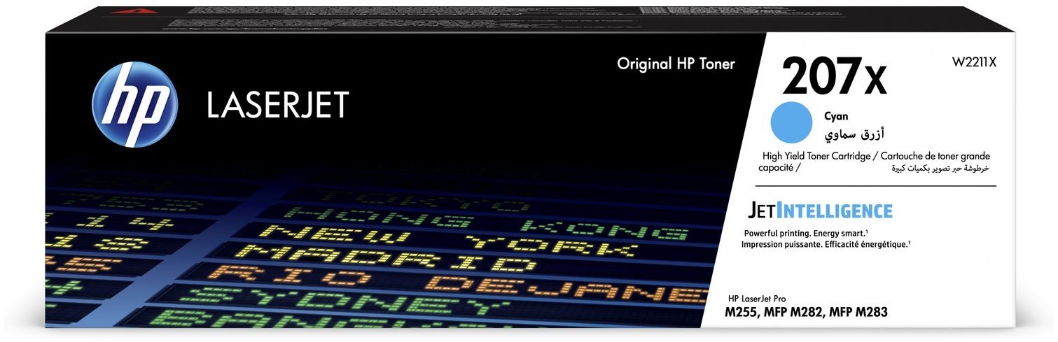 HP W2211X č. 207X azurový originální