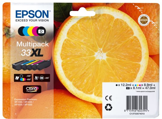 Epson T33XL Multipack inkoustové kazety