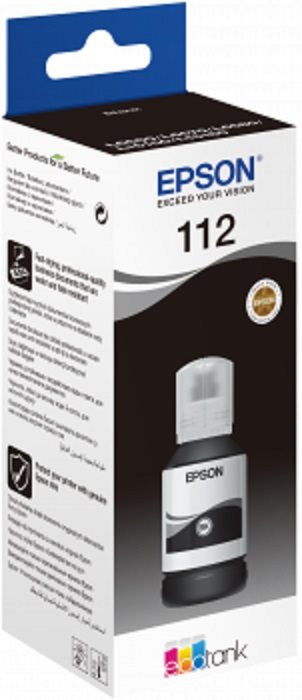 Epson 112 EcoTank Pigment Black ink bottle černá
