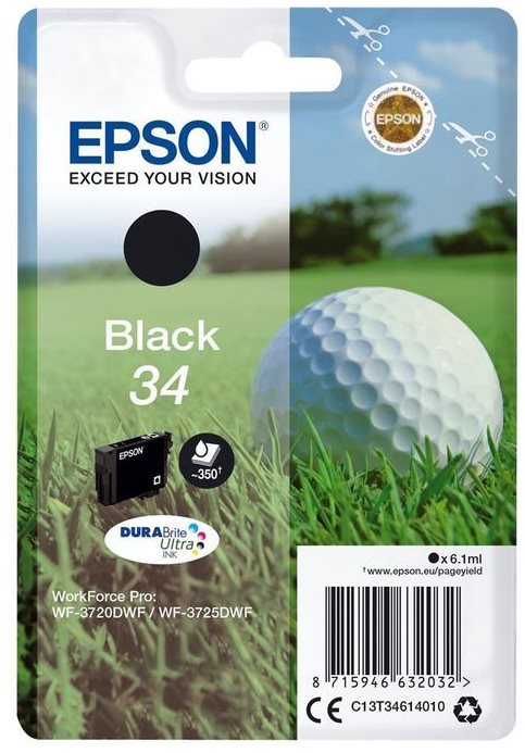 Černý inkoust Epson T3461 v obalu