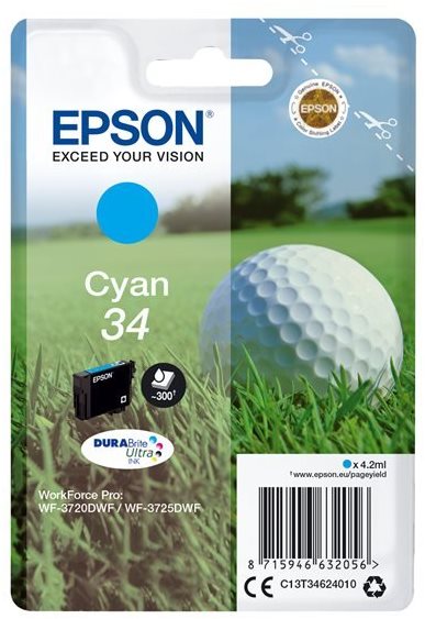Epson T3462 azurová - spolehlivý a efektivný tisk
