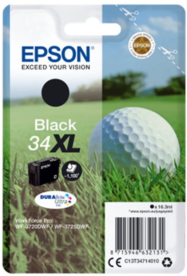 Epson T3471 XL černá inkoustová kazeta